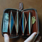 Accordian Leather Card Wallet