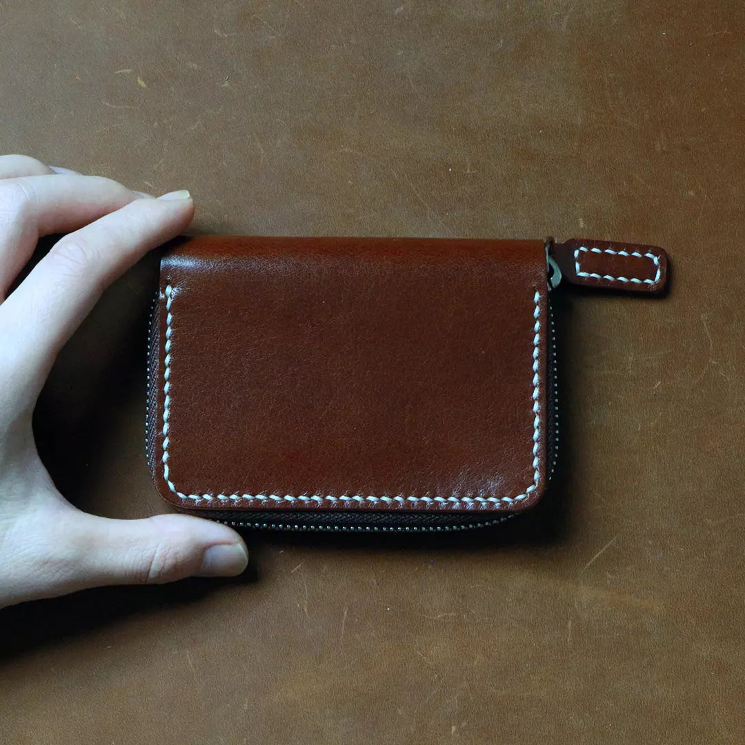 Accordian Leather Card Wallet