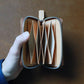 Accordian Leather Card Wallet