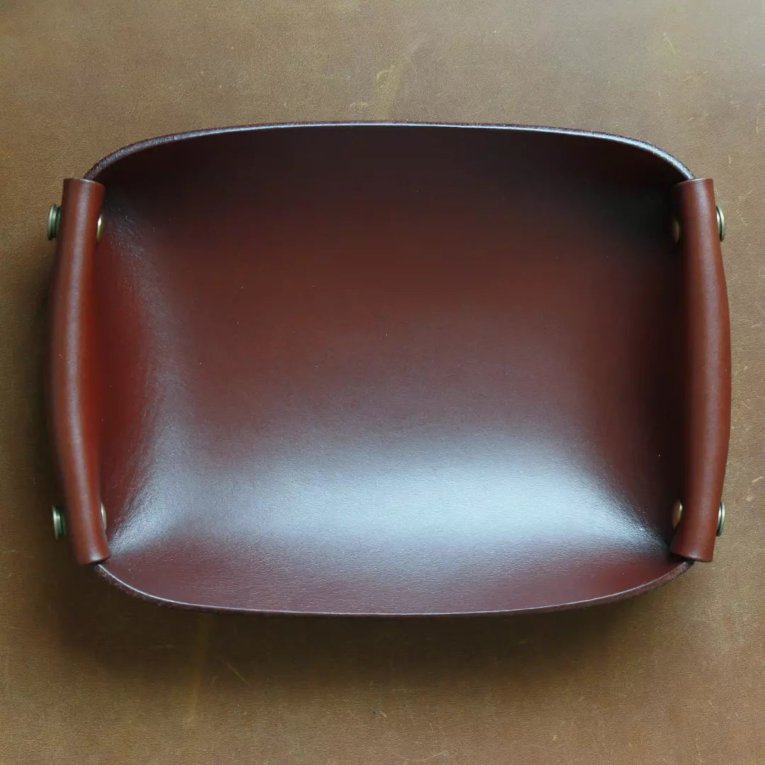 Vintage Leather Tray