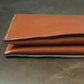 Minimalist Handmade Short Veg-tan Leather Wallet