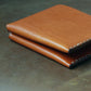 Minimalist Handmade Short Veg-tan Leather Wallet