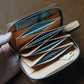 Accordian Leather Card Wallet