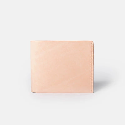 Slim Handmade Veg-tan Leather Wallet