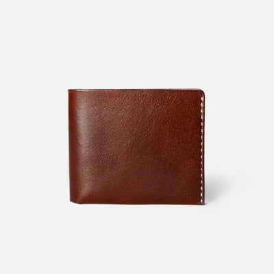 Slim Handmade Veg-tan Leather Wallet